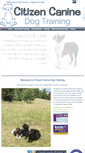 Mobile Screenshot of citizencaninedogtraining.com